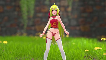 Gadis Cina M22 Telanjang Bugil Tarian Erotis Mmd 3d Rambut Pirang (clip)