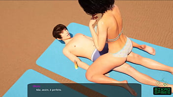 Hari Panas Di Pantai Bersama Ibu Tiri Yang Menggoda Dan Tak Tahan Godaan