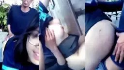Gadis Berkacamata Cantik Digoyang Jamet