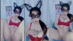 Memek Toge Joget Sambil Mengocok Kontol