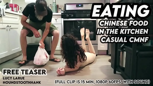 Menyantap Hidangan China Di Dapur Dengan Gaya Cmnf Yang Menggoda