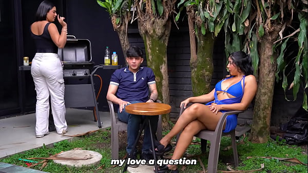 Diam-diam, Mama Genit Menggoda Pacar Anaknya Di Belakang – Big Jackson & Lina Henao