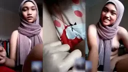Vcs Aisyah, Bocil Hijab Coklat, Bikin Nafsu Makin Panas.